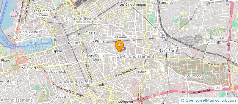 localisation de l'entreprise AS CBD à MARSEILLE