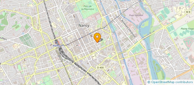 localisation de l'entreprise AS CHARLES FOUCAULD  NANCY