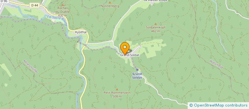 localisation de l'entreprise AS CHARPENTES  ABRESCHVILLER