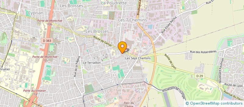 localisation de l'entreprise AS CHAUFFEUR VTC à BRON
