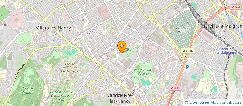 localisation de l'entreprise AS CHEVAL  VANDUVRE-LES-NANCY