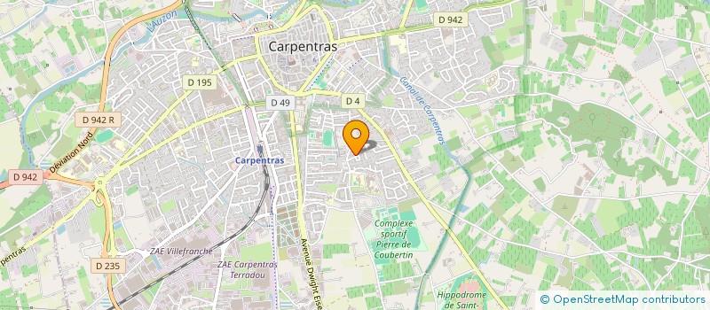 localisation de l'entreprise AS CLOTURE  CARPENTRAS