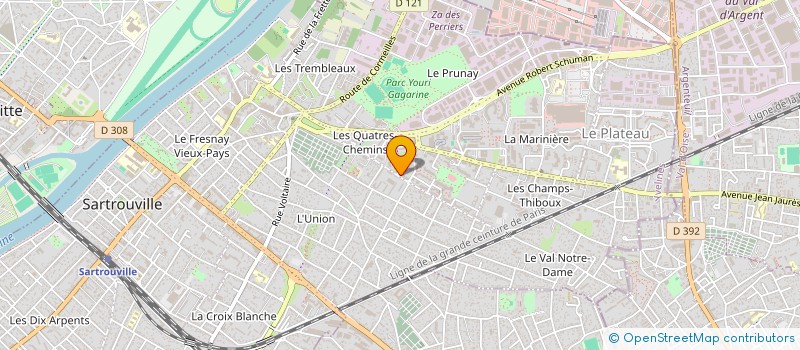 localisation de l'entreprise AS & CO  SARTROUVILLE