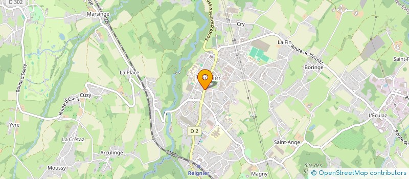 localisation de l'entreprise AS COIFFURE à REIGNIER-ESERY
