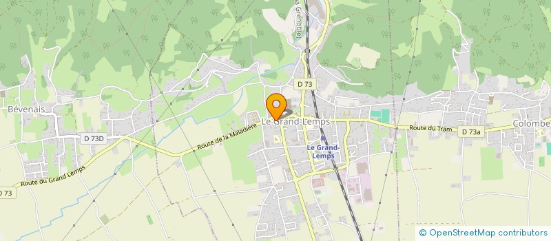 localisation de l'entreprise AS COIFFURE  LE GRAND-LEMPS