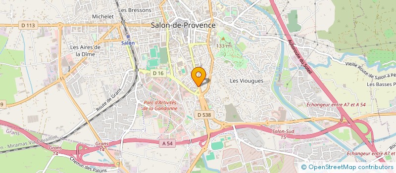 localisation de l'entreprise AS COIFFURE à SALON-DE-PROVENCE