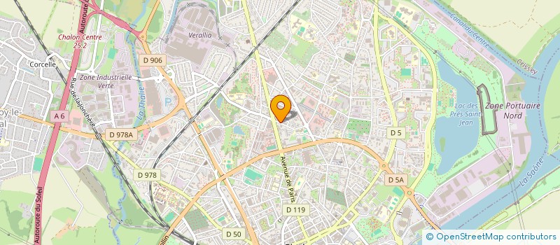 localisation de l'entreprise AS-COLIS-71 à CHALON-SUR-SAONE