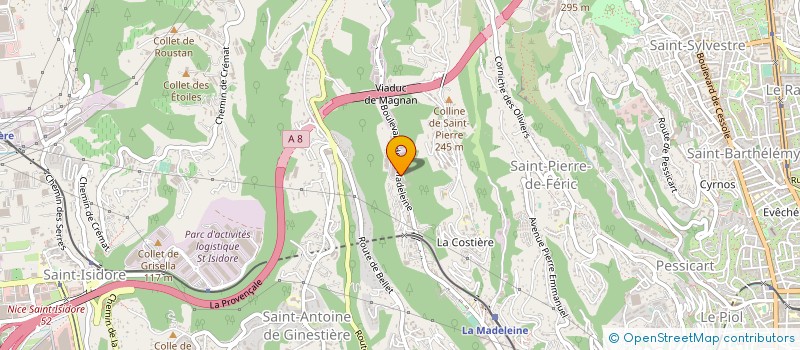 localisation de l'entreprise AS COLIS EXPRESS à NICE