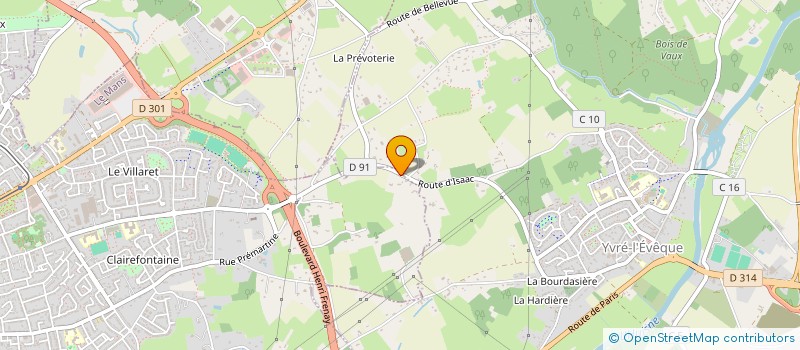 localisation de l'entreprise AS COLLEGE JOSEPH WEISMANN  LE MANS