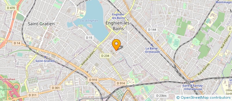 localisation de l'entreprise AS'COME LES AS DE LA COM à ENGHIEN-LES-BAINS