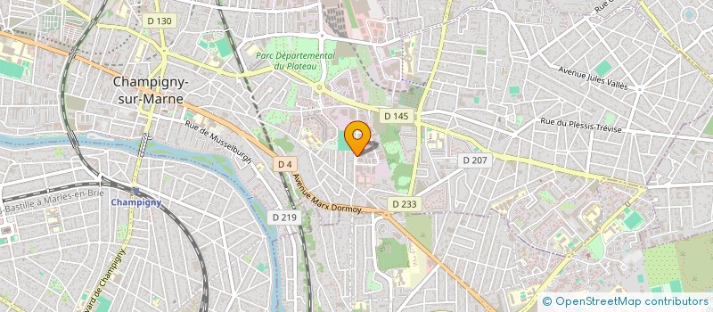 localisation de l'entreprise AS COMMUNICATION à CHAMPIGNY-SUR-MARNE
