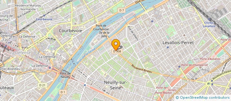 localisation de l'entreprise AS COMMUNICATIONS à NEUILLY-SUR-SEINE
