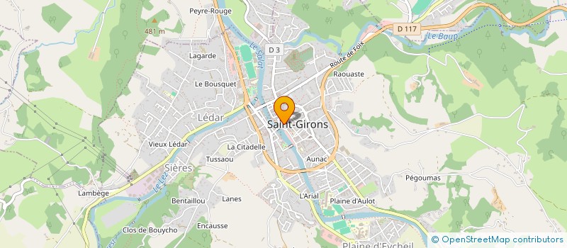 localisation de l'entreprise AS &COMPAGNIES à SAINT-GIRONS