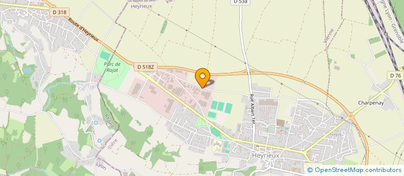 localisation de l'entreprise AS CONCEPT à HEYRIEUX