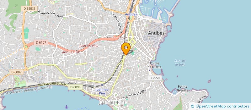 localisation de l'entreprise AS CONCEPT  ANTIBES