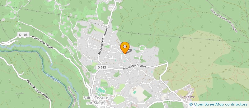 localisation de l'entreprise AS CONCIERGERIE à SAINT-CEZAIRE-SUR-SIAGNE