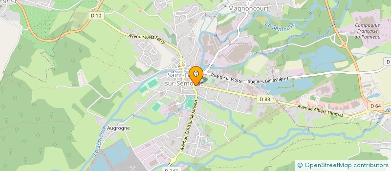 localisation de l'entreprise AS CONDUITE 70  SAINT-LOUP-SUR-SEMOUSE