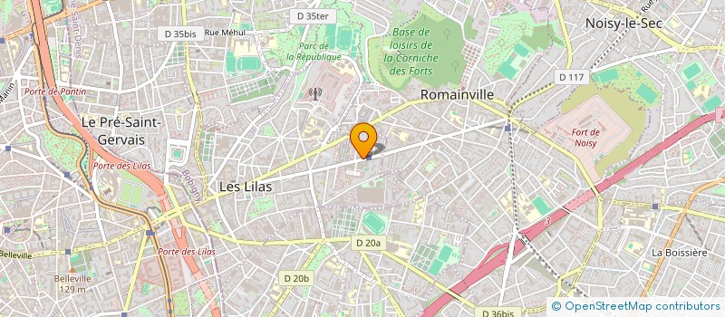 localisation de l'entreprise AS CONSEIL à LES LILAS