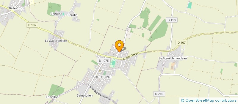 localisation de l'entreprise AS CONSEIL ET FORMATION  BOURGNEUF