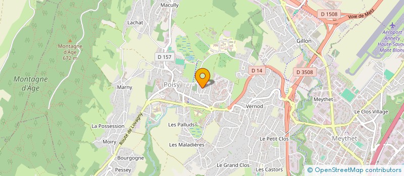 localisation de l'entreprise AS CONSEILPLUS  POISY