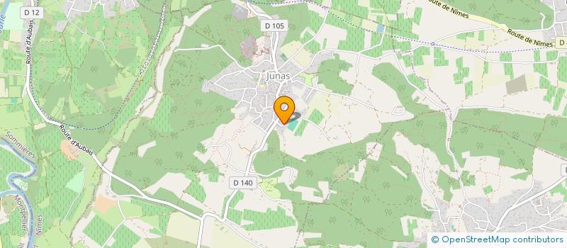 localisation de l'entreprise AS CONSEILS  JUNAS