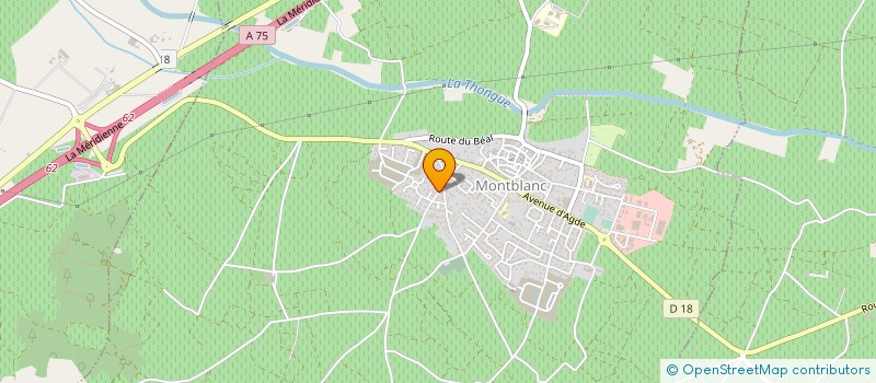 localisation de l'entreprise AS CONSTRUCTION à MONTBLANC