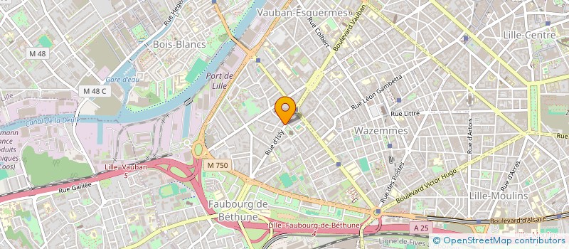 localisation de l'entreprise AS CONSULTING à LILLE