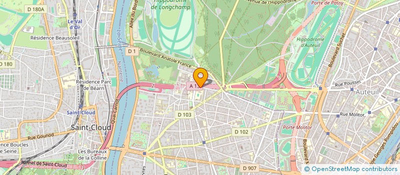 localisation de l'entreprise AS CONSULTING à BOULOGNE-BILLANCOURT