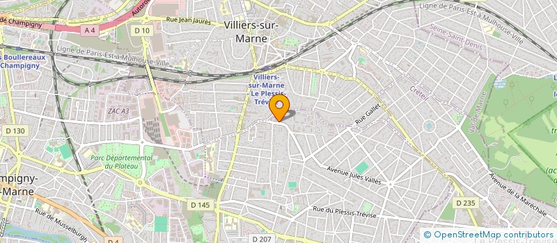 localisation de l'entreprise AS CONSULTING à CHAMPIGNY-SUR-MARNE
