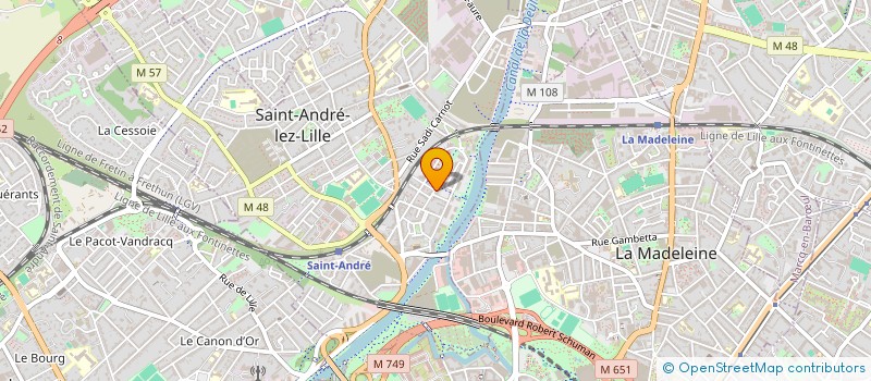 localisation de l'entreprise AS CONSULTING CUISINE ET RESTAURATION à SAINT-ANDRE-LEZ-LILLE