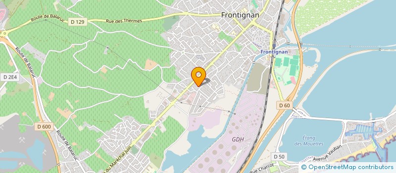 localisation de l'entreprise AS CONSULTING & PHARMACIE à FRONTIGNAN