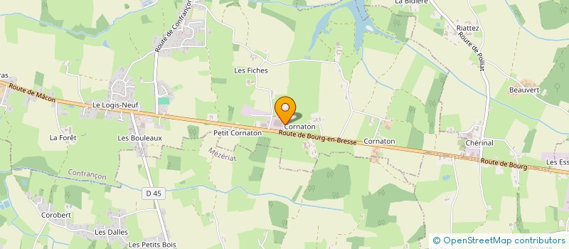 localisation de l'entreprise AS CONTROLE TECHNIQUE  CONFRANCON