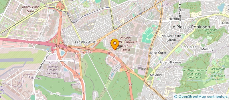 localisation de l'entreprise AS COOLING à CLAMART