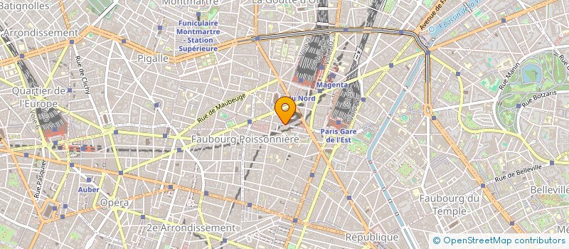 localisation de l'entreprise AS COURSES à PARIS