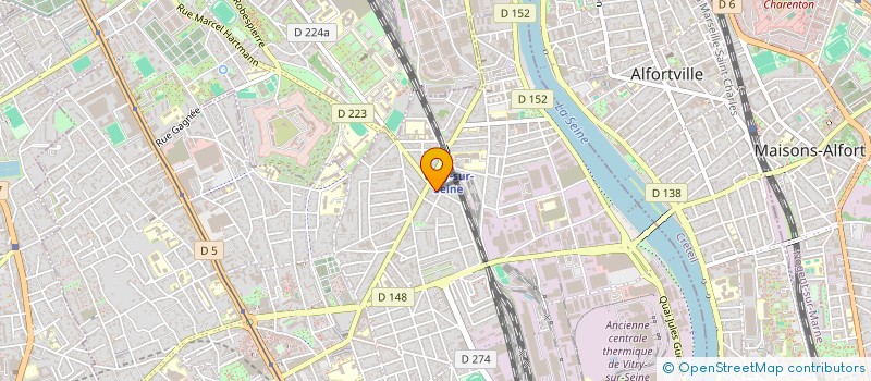 localisation de l'entreprise AS COURSES EXPRESS à VITRY-SUR-SEINE