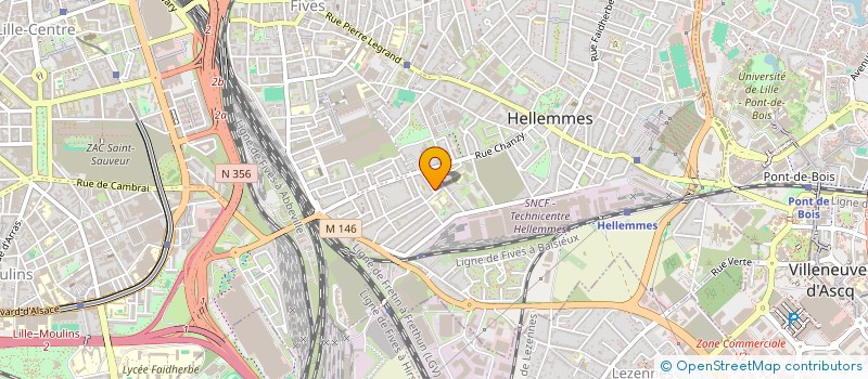 localisation de l'entreprise AS COURTAGE à LILLE