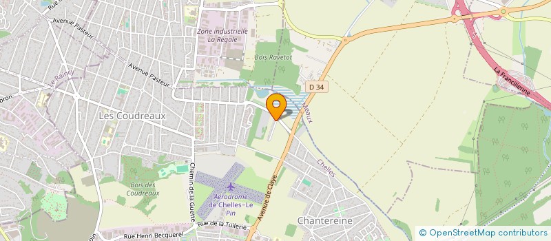 localisation de l'entreprise AS COURTAGE  CHELLES