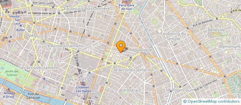 localisation de l'entreprise AS CUIR à PARIS