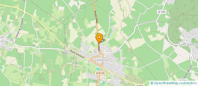 localisation de l'entreprise AS CULTUELLE EGLISE REFORM LEZAN CANAULE  LEZAN