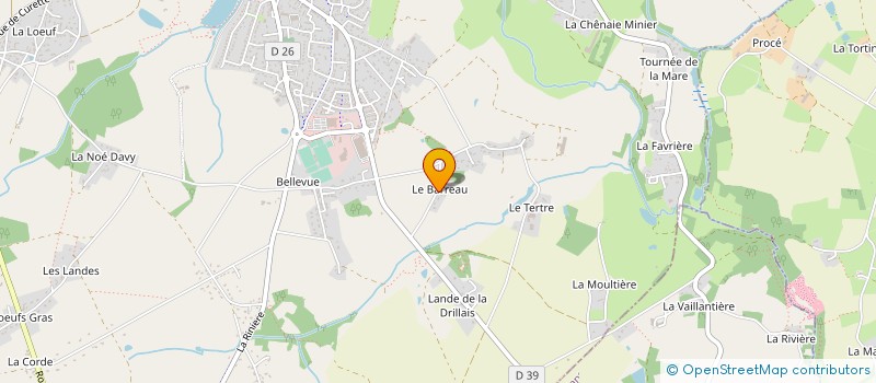 localisation de l'entreprise AS CUU LONG VO DAO LA CHAPELLE SUR ERDRE ARTS MARTIAUX SINO-VIETNAMIENS  GRANDCHAMP-DES-FONTAINES