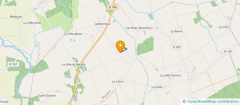 localisation de l'entreprise AS D'ARBRE ET DE PIERRE ROUGE à CONCORET