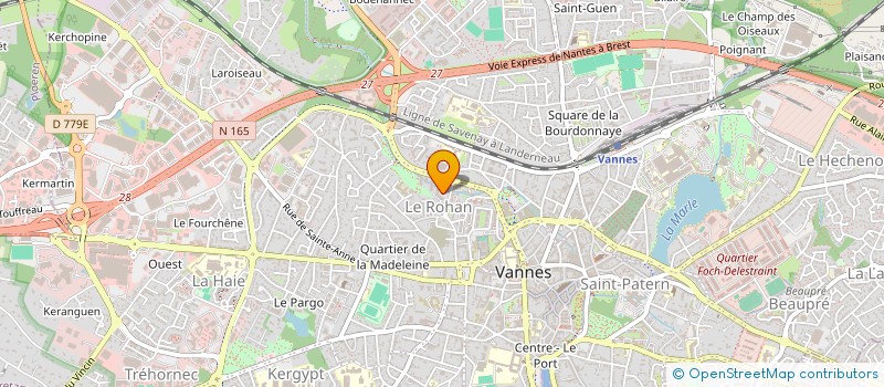 localisation de l'entreprise AS DALLAGE  TREMEVEN