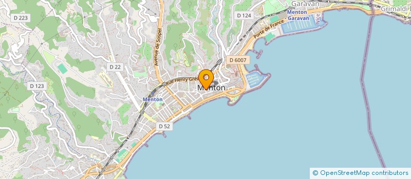 localisation de l'entreprise AS DE CARO à MENTON