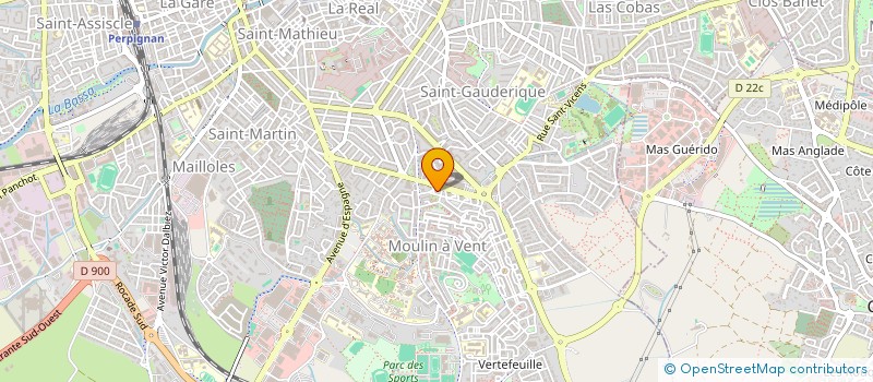 localisation de l'entreprise AS DE COEUR à PERPIGNAN