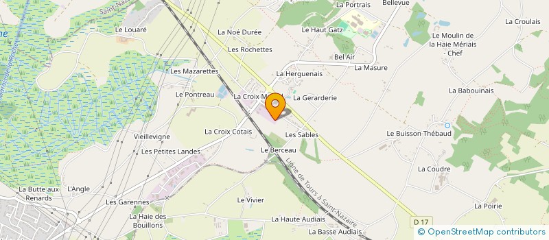 localisation de l'entreprise AS DE L'AUTO  CORDEMAIS