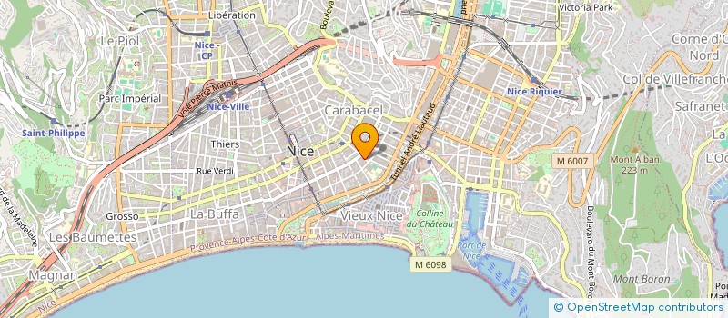 localisation de l'entreprise AS DE L'ONGLE à NICE