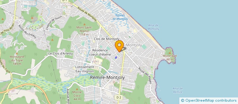 localisation de l'entreprise AS DE PIQUE à REMIRE-MONTJOLY