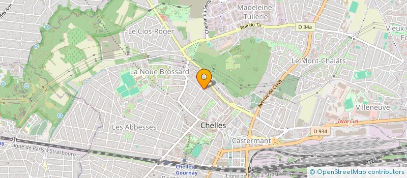 localisation de l'entreprise AS DE PIQUE à CHELLES