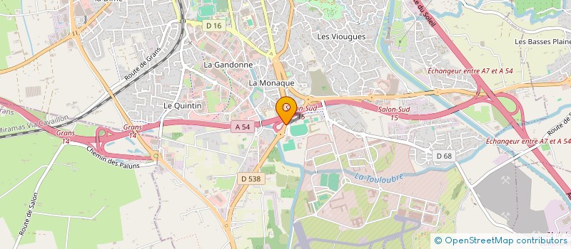 localisation de l'entreprise AS DE TREFLE à SALON-DE-PROVENCE
