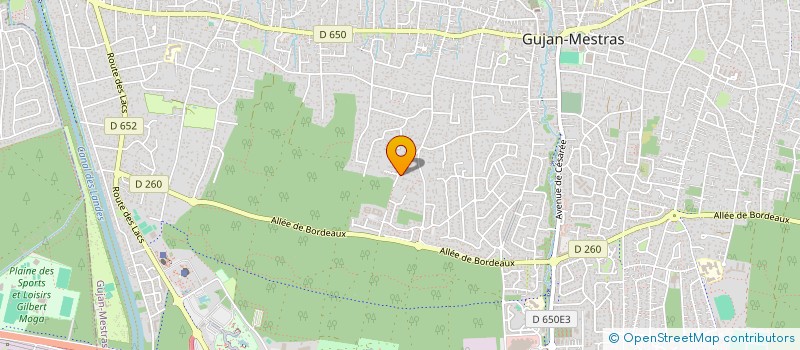 localisation de l'entreprise AS DE TREFLE à GUJAN-MESTRAS